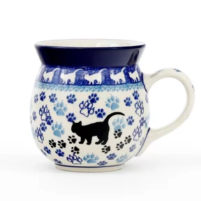 Kubek ceramiczny 073<br> 1771X Czarny kot